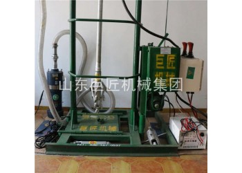 兩相電小型全自動打井機山東巨匠供應(yīng)結(jié)構(gòu)簡單易操作的打井機