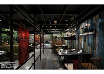 杭州上城區火鍋店設計裝修公司,工裝設計裝修就選浙江國富裝飾
