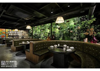 杭州余杭區火鍋店設計裝修公司,工裝設計裝修就選浙江國富裝飾