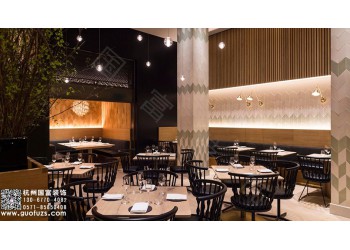 杭州濱江區料理店設計裝修公司,工裝設計裝修就選浙江國富裝飾
