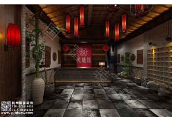 臨安區(qū)800平方米火鍋店設(shè)計公司-浙江國富裝飾