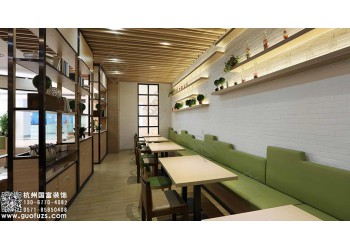 西溪誠品快餐店裝修公司-浙江國富裝飾