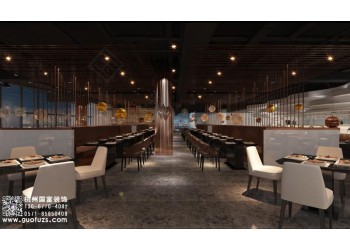 南潯區(qū)800平方米海鮮店設(shè)計裝修-浙江國富裝飾