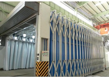 移動伸縮噴漆房20米x10米x4.5米設計方案及報價
