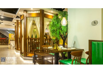 杭州市余杭火鍋店設計公司-浙江國富裝飾