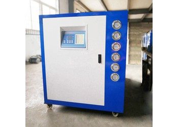 淋膜機專用冷水機_淋膜生產線冷卻降溫機_煙臺工業冷水機廠家