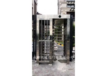 成都瑞致達門業定制全高轉閘-不銹鋼旋轉閘門-刷卡轉閘門