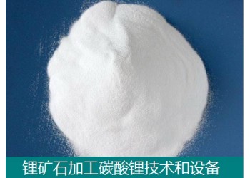 鋰礦石生產碳酸鋰技術和設備