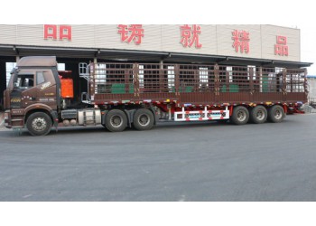 鑼響新國標(biāo)倉柵式半掛車 1.8高欄新國標(biāo)半掛車 空氣懸架