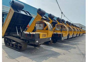 直銷自卸橡膠履帶底盤運輸車 多功能四不像 橡膠履帶車
