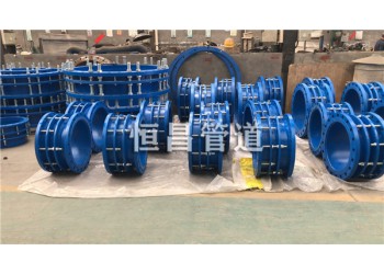 湖南雙法蘭限位伸縮接頭DN200mm使用壽命長
