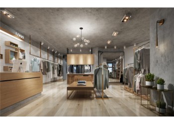 合肥工業風服裝店裝修，合理的方案設計，提升店面曝光率