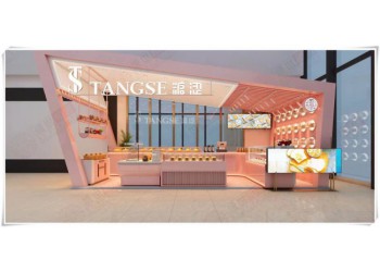 合肥網(wǎng)紅蛋糕店裝修，粉色系蛋糕店設(shè)計，滿滿的少女心