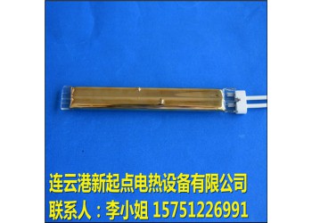 半鍍金雙孔單端石英加熱燈管 輻射效率高