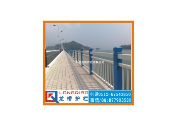 淄博橋梁景觀護欄 市政橋梁護欄 不銹鋼橋梁復合管護欄 龍橋
