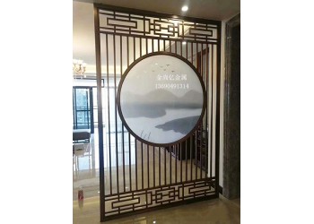 家裝金屬不銹鋼屏風(fēng)隔斷廠家