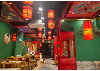 合肥特色火鍋店設計，老北京涮羊肉裝修實景，京味兒十足