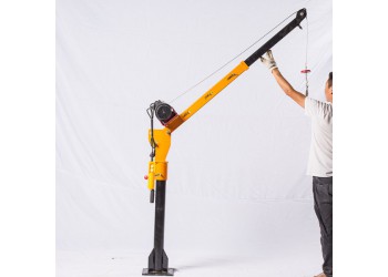小隨車吊價格-0.5噸室內樓房快速簡易吊沙機-東弘起重