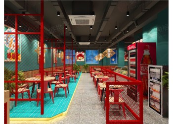 合肥廬陽區燒烤店裝修設計案例,燒烤店裝修要注意這幾個事項