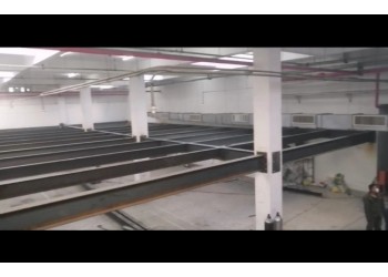 欒城鋼結構車間二層搭建，閣樓隔層躍層