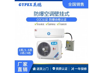 英鵬防爆空調(diào)壁掛式化工廠車(chē)間實(shí)驗(yàn)室倉(cāng)庫(kù)1-3匹掛機(jī)