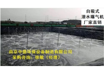 QXB型潛水離心曝氣機(jī)怎么選型安裝；潛水式曝氣機(jī)結(jié)構(gòu)簡圖