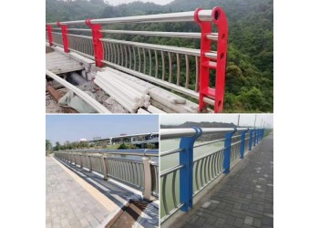 河道護欄定制廠家 河邊防護欄橋梁兩側不銹鋼圍欄定制生產