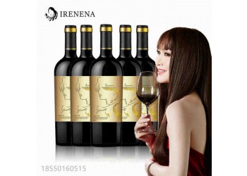 IRENENA紅酒溫碧霞自創(chuàng)品牌進(jìn)口法國葡萄酒海潮歌慕干紅