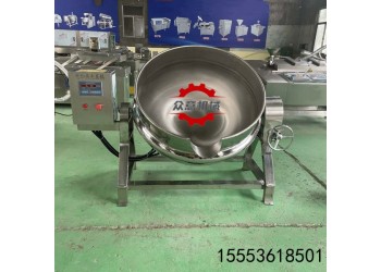 鹵肉蒸煮夾層鍋 電加熱自動攪拌夾層鍋 蒸汽加熱鹵味蒸煮鍋