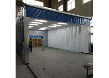 整套移動式伸縮噴漆房防雨防風支持定做