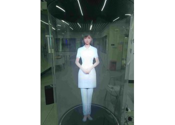 空中成像廣告展示、仿真數字人展臺、虛擬主持人