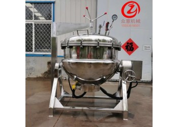 嘉興蒸汽加熱粽子蒸煮鍋 粽子高壓蒸煮鍋廠家 粽子殺菌蒸煮鍋