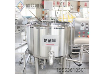 全自動奶酪攪拌成型槽 奶制品加工發(fā)酵槽 小型奶酪槽流水線