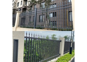 定制工業園廠區外墻鋅鋼隔離護欄 學校小區鐵藝圍欄 防爬柵欄