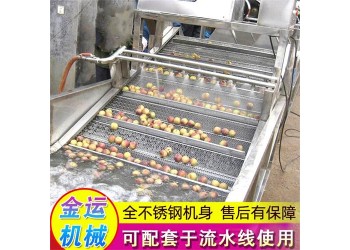 可定制氣泡清洗機 凈菜加工流水線 菠菜油菜黃瓜芹菜洗菜機