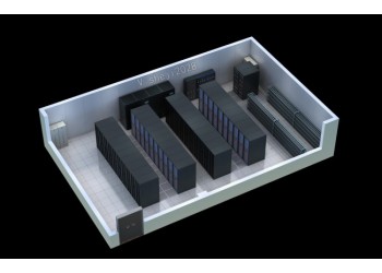 合肥工商銀行服務器機房效果圖設計|指揮中心中控室效果圖制作