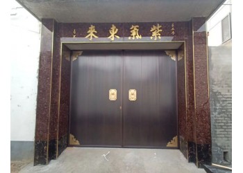 河北任丘紅褔銅門、紅褔仿銅門、紅褔鋁藝門