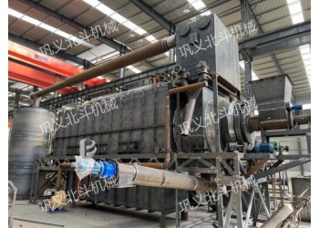 椰殼燒炭機 棗殼核桃殼熱解炭化爐 果殼活性炭制造設備