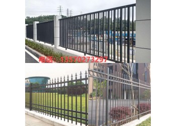 廠區廠房外墻防爬隔離護欄 工業園產業園圍墻鋅鋼護欄柵欄