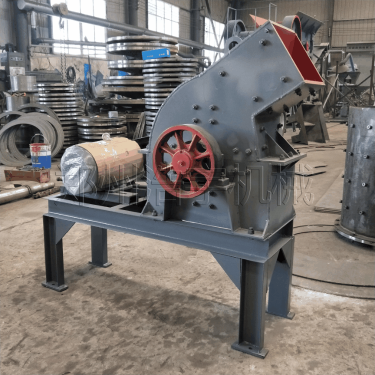 錘式破碎機建筑水泥塊粉碎機石料破碎生產線